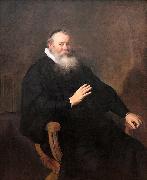 REMBRANDT Harmenszoon van Rijn Portrait of the Preacher Eleazar Swalmius oil painting reproduction